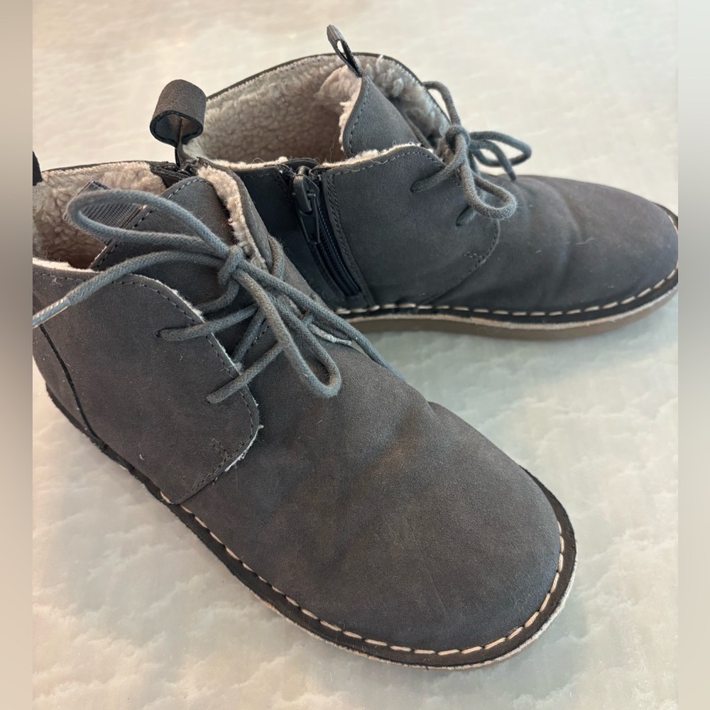 Nordstrom Kids soft navy suede Boots